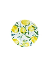 Тарелка мелкая "Лимоны" 240 мм ф.653 "идиллия"