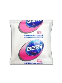 Порошок чистящий с отбеливающим эффектом "BERIL-Oxi", пакет 250 г