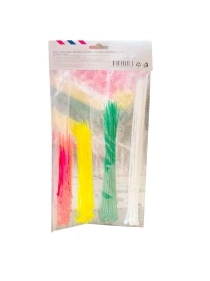 Хомут-стяжка, 100шт, (10см/40шт, 15см/30шт, 20см/20шт, 25см/10шт)