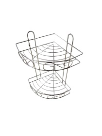 Полка настенная двойная, 32,8*21,8*20,4 см