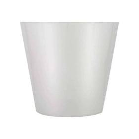 Горшок для цветов InGreen London Orchid D160 мм,1,6 л с дренажной вставкой белый перламутровый