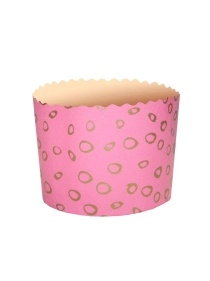 Форма бумажная д/куличей d90хh90мм ПАСТЕЛЬ МИКС