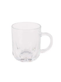 Кружка стеклянная "Кристалл", 245 мл