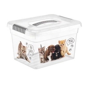 Ящик для хранения Деко 5л с ручкой МИКС 1