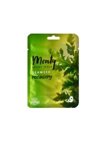Маска для лица Monty Tencel Морские водоросли восстанавливающая 25мл