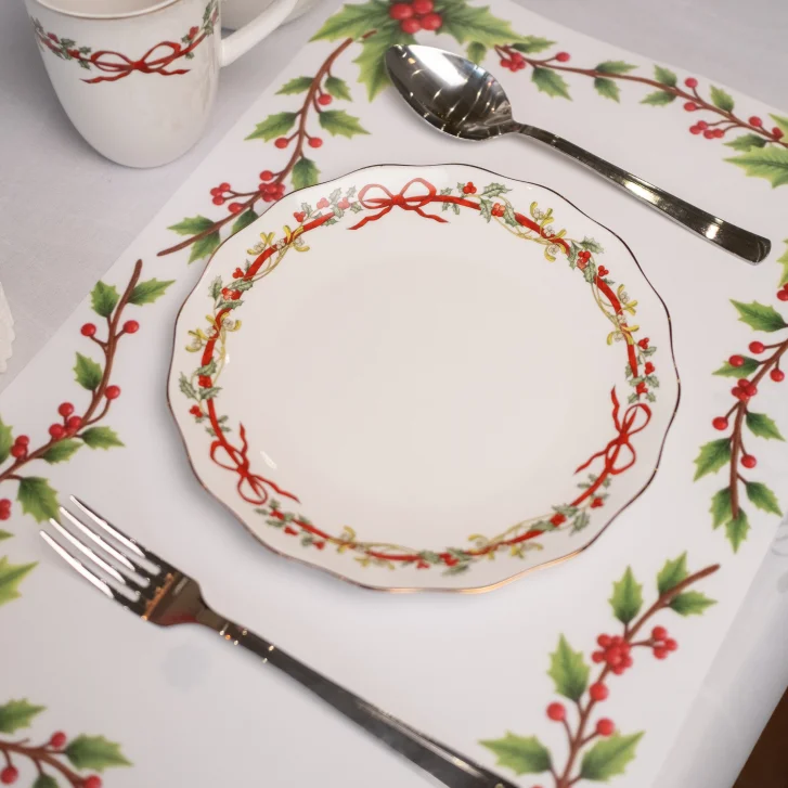 Красная ленточка — новогодняя коллекция посуды с атмосферой зимней сказки