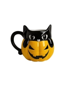 Кружка "Кот и тыква", 415 мл (PK1309)