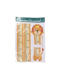 Наклейки декоративные интерьерные "Лёва", ростомер, 45*60 см