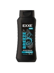 EXXE MEN Мужской гель для душа 2в1 "Морские минералы" BREEZE, 400 мл