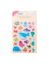 Наклейки декоративные "Animal friends", 25,5*13,5 см (PI0074)