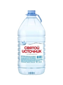 Вода природная питьевая первой категории  "Святой Источник"негазированная 5,0л ПЭТ бут.