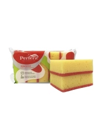 Губки  д/посуды Perfera INTENSIVE крупнопористые, 5 шт (97х64х35 мм)