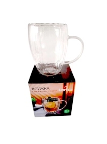 Кружка с двойными стенками "Waves", 350 мл (ML-2163)