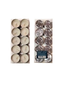 Набор чайных свечей без запаха, 10 шт (ML-1955)