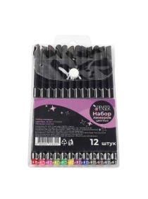 Набор линеров цветных, 12 шт