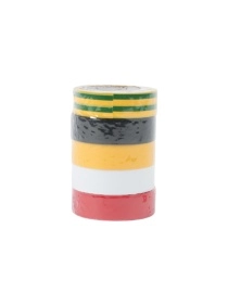 Набор изолент, 5 шт, 15мм*4м