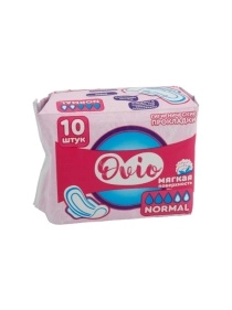 Гигиенические прокладки Ovio нормал (normal), 10 шт, 3 капли (MD2318-2)