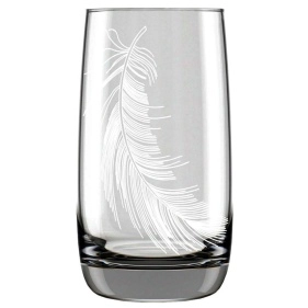 Набор стаканов "Перо", 330мл,  4шт