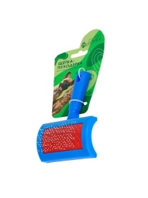 Щетка-пуходерка для шерсти животных 12*8см