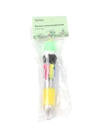 Ручка многоцветная "Кактус", 4 цвета (PD0910)