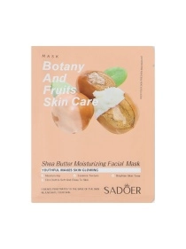 SADOER Маска тканевая для лица, 25 мл (масло ши) арт. KRE0312010-1