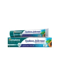 Зубная паста на основе трав "Тройное Действие", тм "Himalaya sincle 1930", 125гр