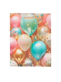 Пакет подарочный "Balloons", 30*41,5*12 см (GB731)