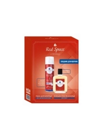 Косметический набор Red Space (пена д/бритья 150мл + лосьон п/бритья100мл) for men