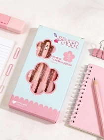 Набор ручек гелевых "Candy pink", цв. черный, 5 шт. (PD1109)