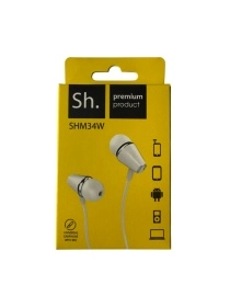 Наушники (Вставные) Sh. SHM34W EARPHONE (WHITE)