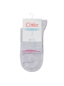 Носки жен. хлопковые CE АCTIVE 24С-11СП, р.23-25, 599 светло-серый