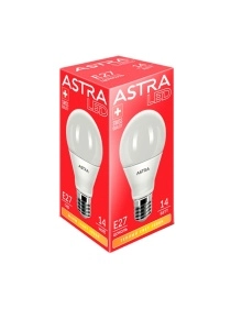 Лампа светодиодная ASTRA A60 14W E27 3000K