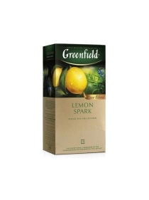 Чай Гринфилд Лемон Спарк черный 25пак.