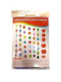 Набор для творчества "Сделай сам" Аппликация, аксессуары 14шт, веревка, длина 1,8м, материал EVA