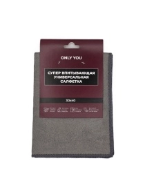 Салфетка универс."Only you" супервпитывающая, 30*40 см