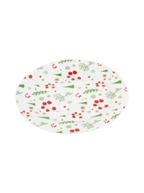 !Тарелка "Новогодний узор", 24 см