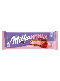Шоколад молочный «МИЛКА MMMAX» с начинкой со вкусом клубники 300г