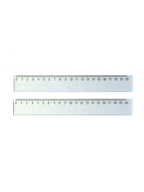 Линейка 20 см. прозр. "Юни"