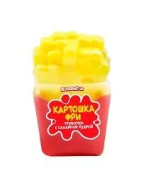 Пудра (КАРТОШКА ФРИ) со вкусом клубники, яблока, апельсина, ананаса 15г