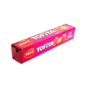 Жеват. конфета с фрукт. соком со вк. клубники «TOFITA», 47г