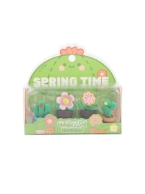 Набор ластиков "Кактус", 4 шт, 4,5 * 2 см (PD0914)