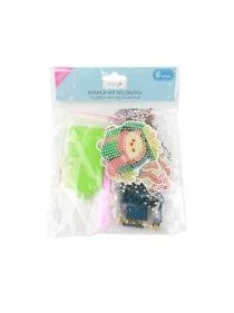 Набор подвесных украшений с алмазной мозаикой "New Year", 6 шт (X240621004)