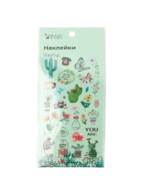 Наклейки декоративные "Кактус", 18 * 10 см (PD0921)