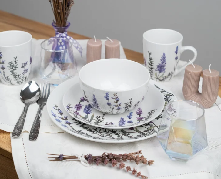 Лавандовый рай - нежная посуда с ароматом уюта и гармонии