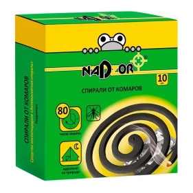 Спирали от комаров, 10 шт, Nadzor