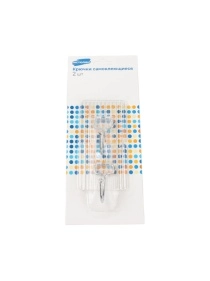 Крючок самоклеящийся на стену, 2 шт, 6,2 см