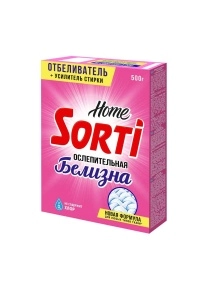 Кислородный отбеливатель Sorti Home Ослепительная белизна, 500гр