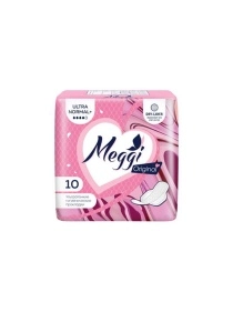Гигиенические прокладки на критические дни MEGGI Ultra Normal+ Арт.MEG 531