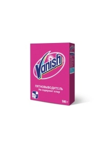 VANISH Пятновыводитель для тканей порошкообразный 500 гр