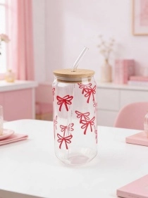 Стакан с трубочкой "Candy pink", 500 мл (PI0610)